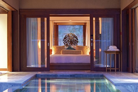 die SPA VIlla des Constance Ephelia Resort in Mahé